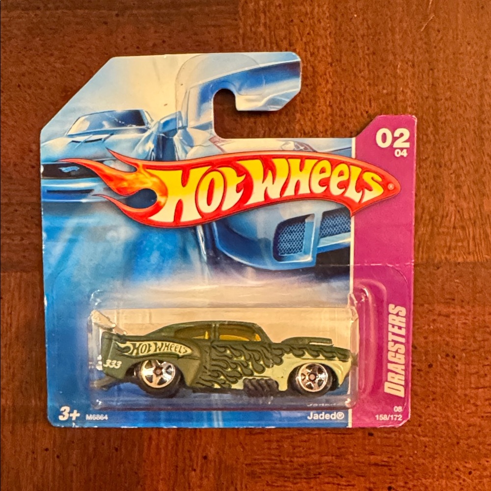 Hot Wheels Military Green Jaded 333 Dragsters 1:64 Diecast